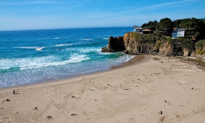 Beautiful Cooks Beach, just a half mile south of the Serenisea resort